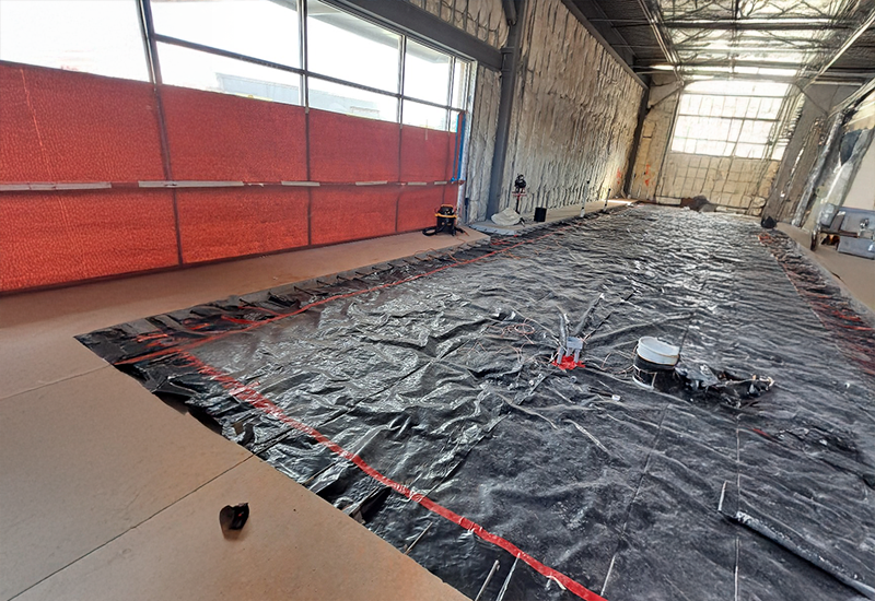Victor Concrete lawn Care Charlotte North Carolina concrete flooring slab 7