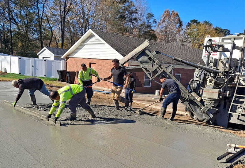 Victor Concrete lawn Care Charlotte North Carolina concrete flooring